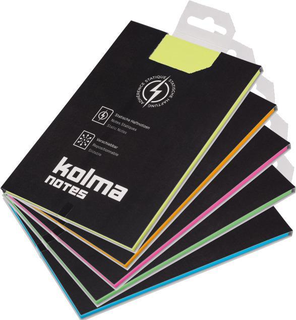 Actual product image Kolma Sticky notes Notes A6 static cling orange (105 x 148 mm)