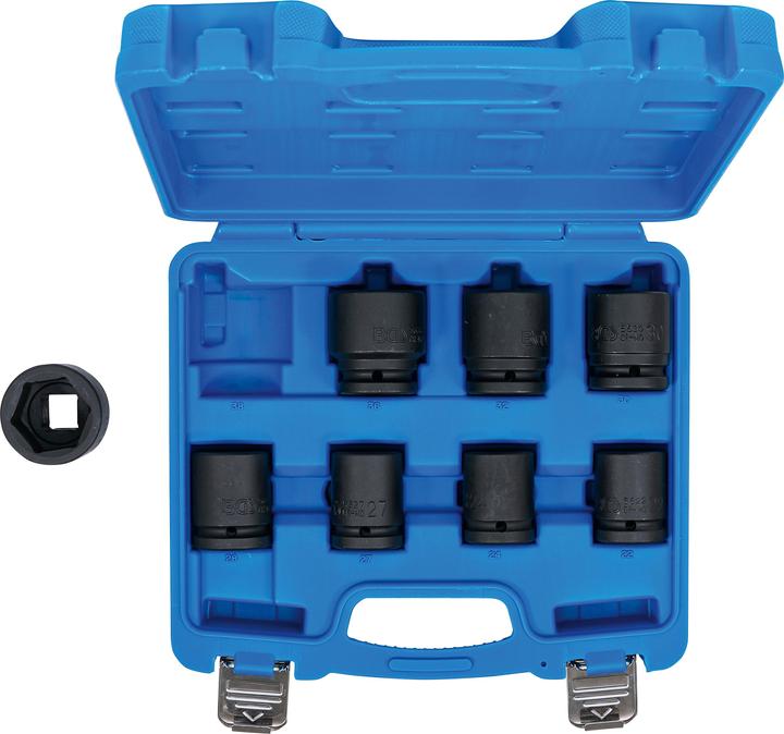 Produktbild BGS Kraft-Steckschlüssel-Einsatz-Satz Antrieb Innenvierkant 20 mm (3/4") SW 22 - 38 mm 8-tlg.