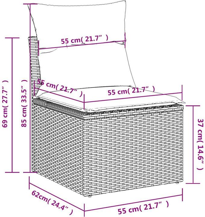 Actual product image VidaXL Zena