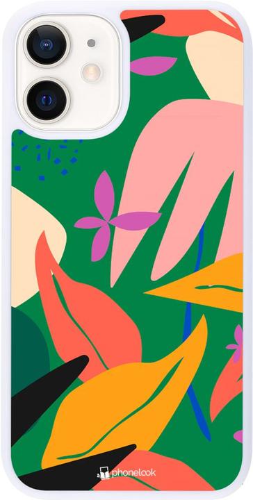 Actual product image PhoneLook Cover Silicone white Abstract Jungle (Apple iPhone 12 mini)
