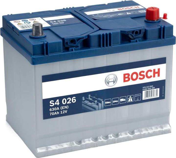 Actual product image Bosch Automotive S4 026 (12 V, 70 Ah, 630 A)