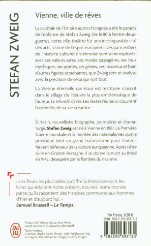 Produktbild Vienne, ville de rêves (Französisch, Zweig Stefan, 2023)