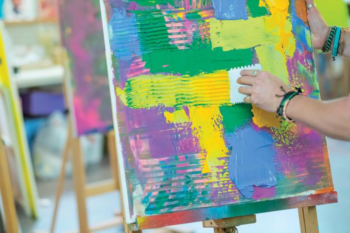 Actual product image Amsterdam Acrylic Paint Standard Series (Azo Yellow Light, 120 ml)