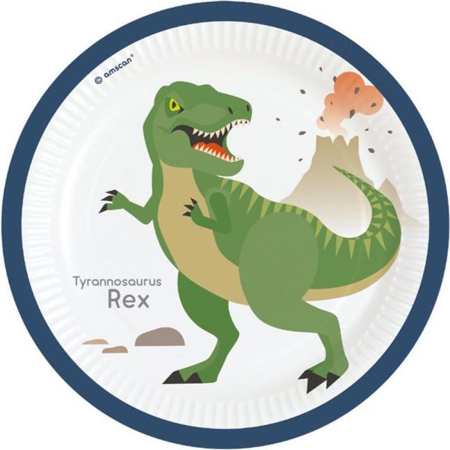 Image du produit Riethmüller 8 Assiettes Happy Dinosaur 23cm (8 x)