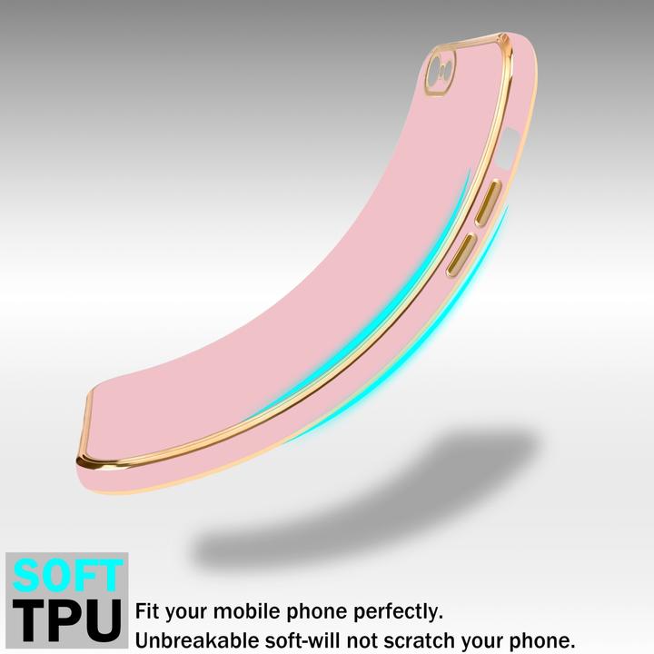 Actual product image Cadorabo Case for Apple iPhone 6 PLUS / 6S PLUS in TPU with camera protection LM130 Style (Apple iPhone 6 Plus)