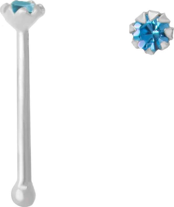Bijouteria Nasenpiercing (Kristall, Silber 925)
