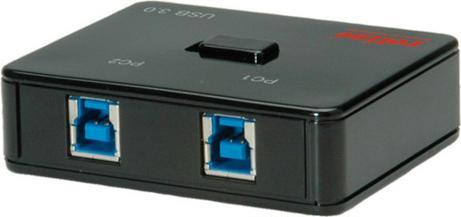 Produktbild Roline Manueller USB 3.0 Switch, 2 Ports