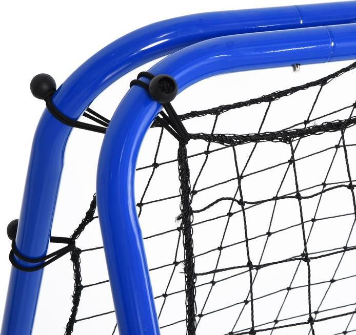 Produktbild Swisshandel24 Fussball Rebounder Kickback Tor Rückprallwand Netz beidseitiger Rückprall Verstellbar in 5 Stufen St