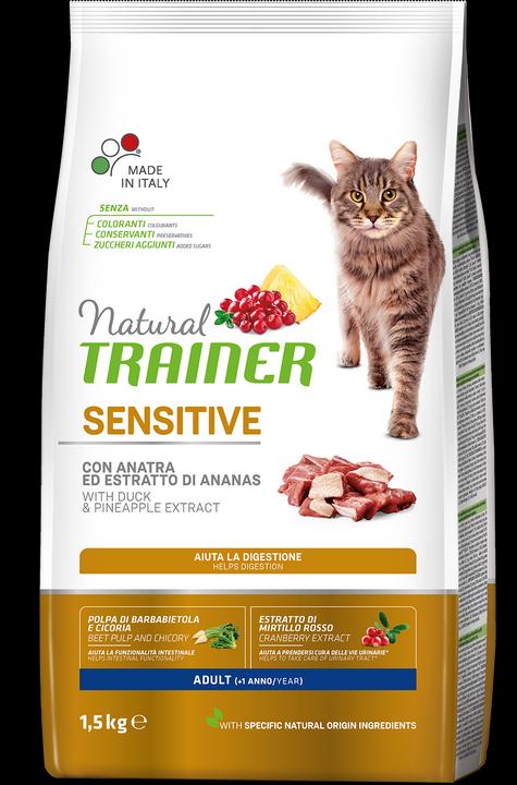 Natural Trainer FELINE Sensitive Adult with Duck (Adult, 1 Stk., 1500 g)