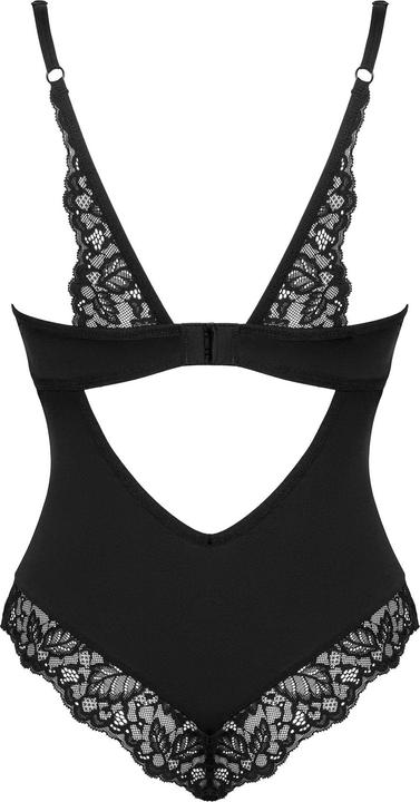 Actual product image Obsessive Bellastia Teddy with Underwire Cups - Black (L, XL)