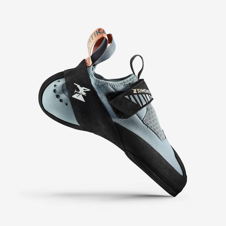 Image du produit Simond Chaussons d'escalade techniques et souples femme, Vertika Soft gris (37.5)