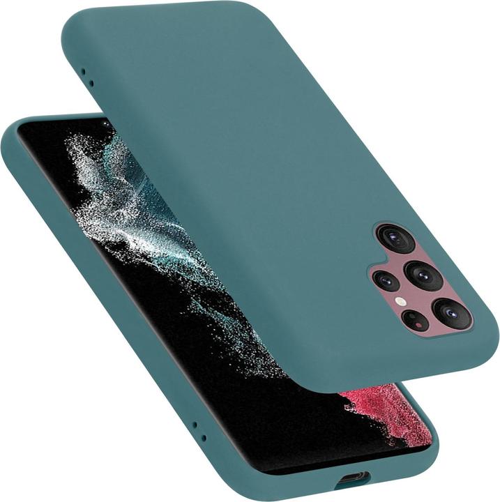 Actual product image Cadorabo TPU Liquid Silicone Case Cover (Samsung Galaxy S22 Ultra)