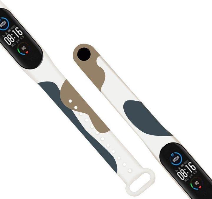 Actual product image Hurtel Strap Moro Wristband for Xiaomi Mi Band 4 / Mi Band 3 Silicone Strap Camo Watch Bracelet (12) (Plastic)