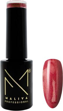 Produktbild Maliva Gellack 102 UV/LED (Rouge Shiny Glimmer, Gel-Effekt Nagellack)