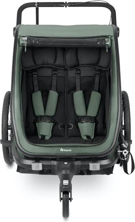 Actual product image Hauck 3in1 Fahrradanhänger Bike N Walk Duo für