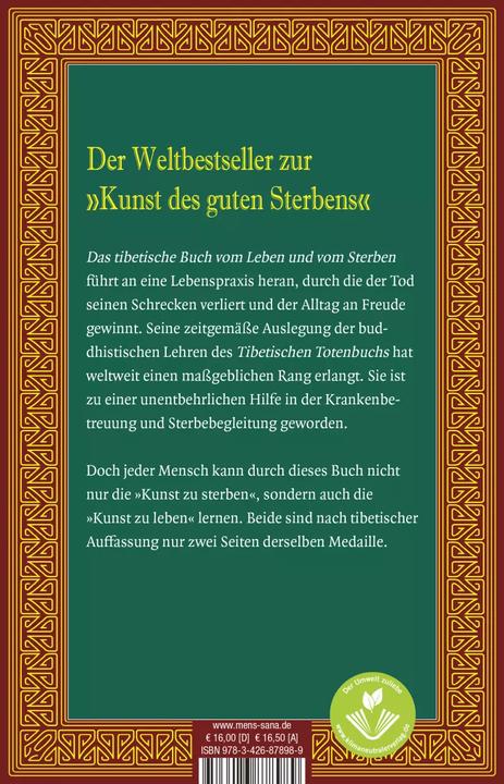 Produktbild Das tibetische Buch vom Leben und vom Sterben (Deutsch, Sogyal Rinpoche, Thomas Geist, Karin Behrendt, 2020)