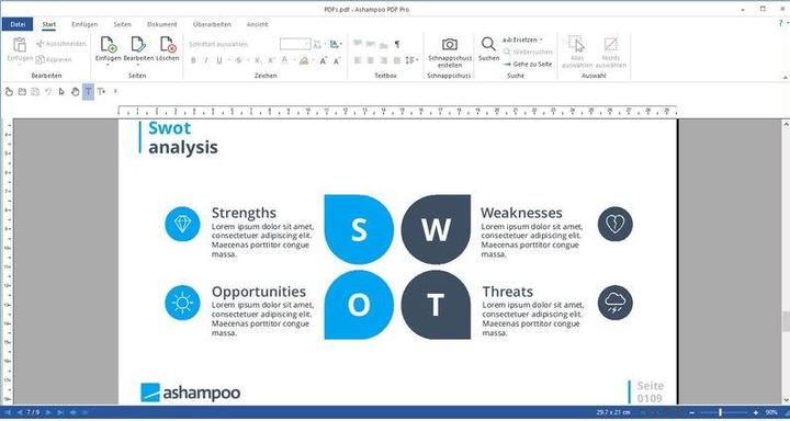 Produktbild Ashampoo PDF Pro 4 ESD, Vollversion, 1 PC, Produktfamilie (1 User, unbegrenzt)