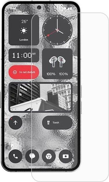Actual product image MU Budget Protective glass screen protector (1 Piece, Nothing Phone (2))