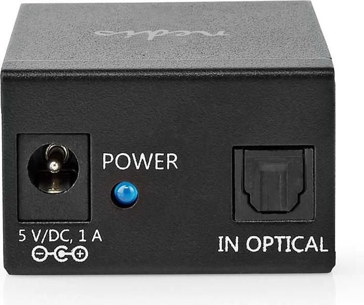 Produktbild Nedis TosLink-Splitter 2-Weg Anschlüsse – Eingang: TosLink Buchse Anschlüsse – Ausgang: 2X TosLink D