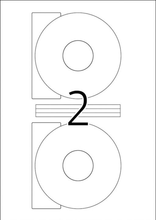 Produktbild HERMA CD Etiketten A4