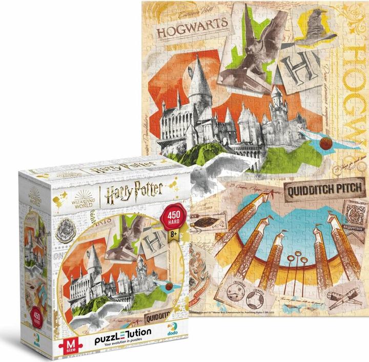 Immagine prodotto Dodo Puzzle Harry Potter: Hogwarts Schule für Hexerei und Zauberei 450 Teile (450 pezzi)