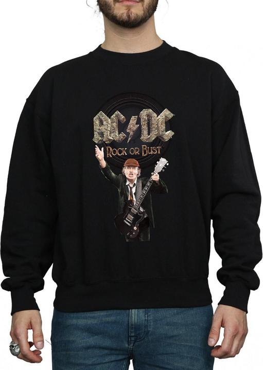Produktbild AC/DC Rock Or Bust Angus Young Sweatshirt aus Baumwolle (L)