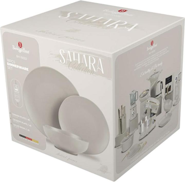 Image du produit BerlingerHaus Haus 18-teiliges Tellerset matt cream Sahara Collection (18 pièce(s))