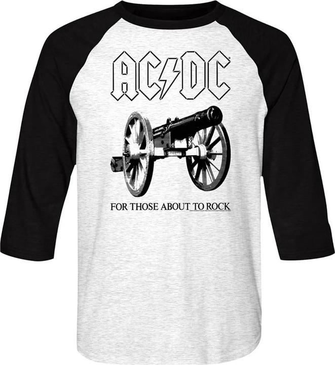 Produktbild AC/DC For Those About To Rock TShirt Raglan langärmelig (S)