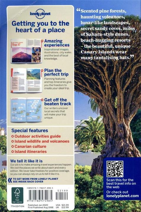 Immagine prodotto Canary Islands (Inglese, Isabella Nobile, Damian Harper, 2020)
