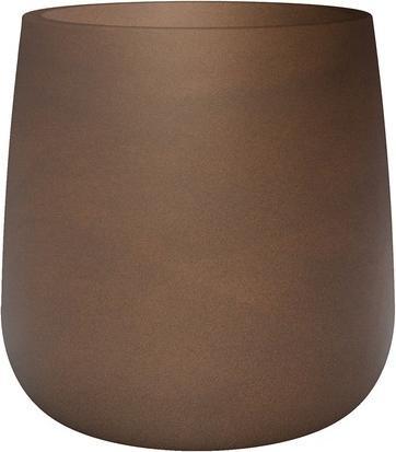 Actual product image Newgarden CAMELIA 40 flower pot, tub large round ø39x39cm bronze 33L outside