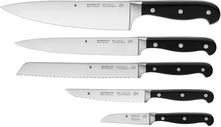 Produktbild WMF Messerblock Set 6-tlg. bestückt SPITZENKLASSE PLUS Buche