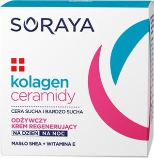 Immagine prodotto Soraya Crema rigenerante nutriente al collagene e alla ceramide per il giorno e la notte 50 ml (50 ml, Crema 24h)
