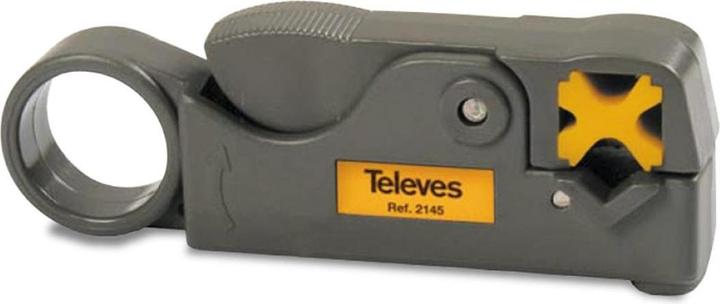 Immagine prodotto Televes Germany GmbH Strumento per spelare i cavi con tecnologia Crimp/Press FCS10 (30 mm)