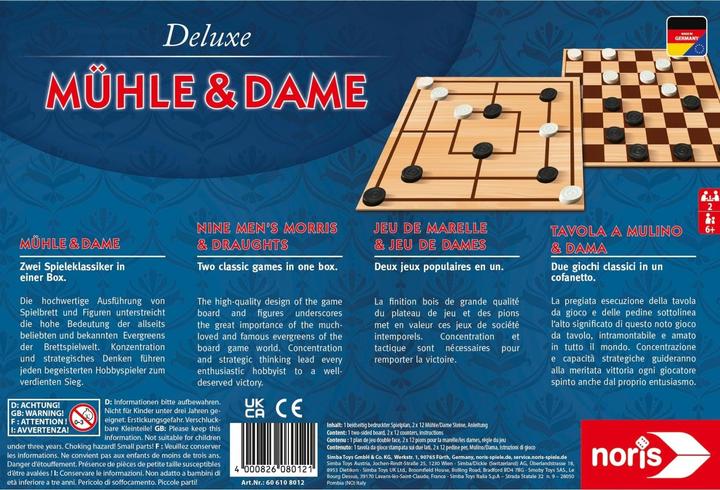 Actual product image Noris Deluxe mill lady (German, French, Italian, English)