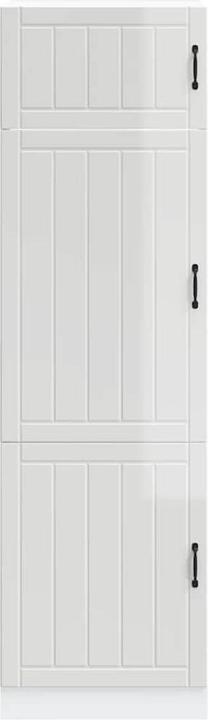 Immagine prodotto VidaXL Mobiletto da cucina Lucca bianco lucido in materiale ligneo mobile da cucina alto (60 x 57 x 207 cm)