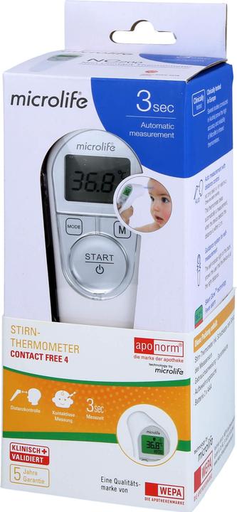 Produktbild Aponorm Fieberthermometer Stirn Contact-Free 4, 1 St (Berührungslos)