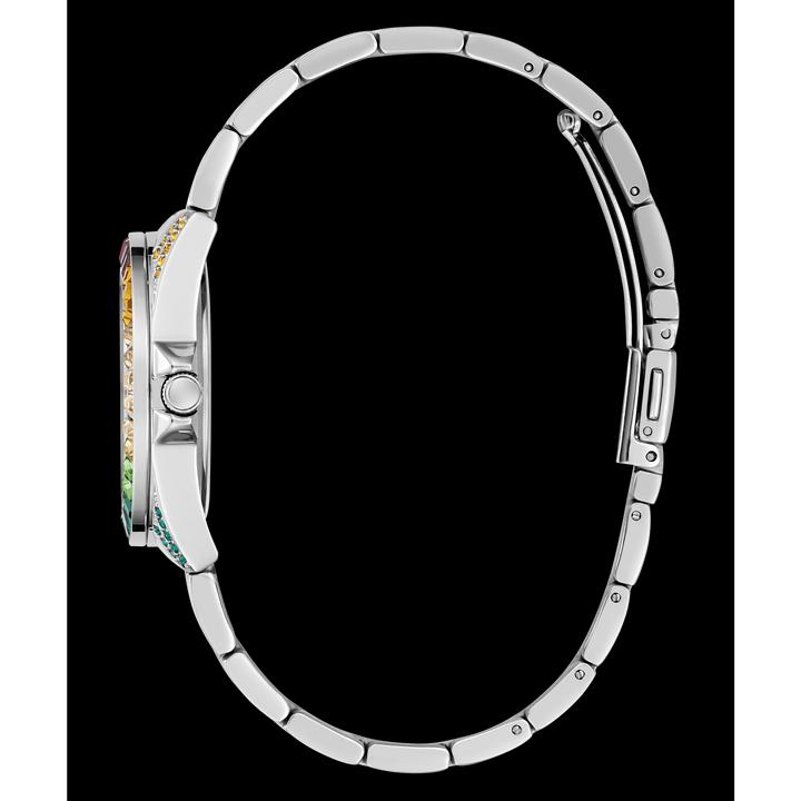 Image du produit Guess P SLV CS W/ BAGUETTE CRYS / SUN SLV DATE DL / P SLV BRCT Montre-bracelet (34 mm)