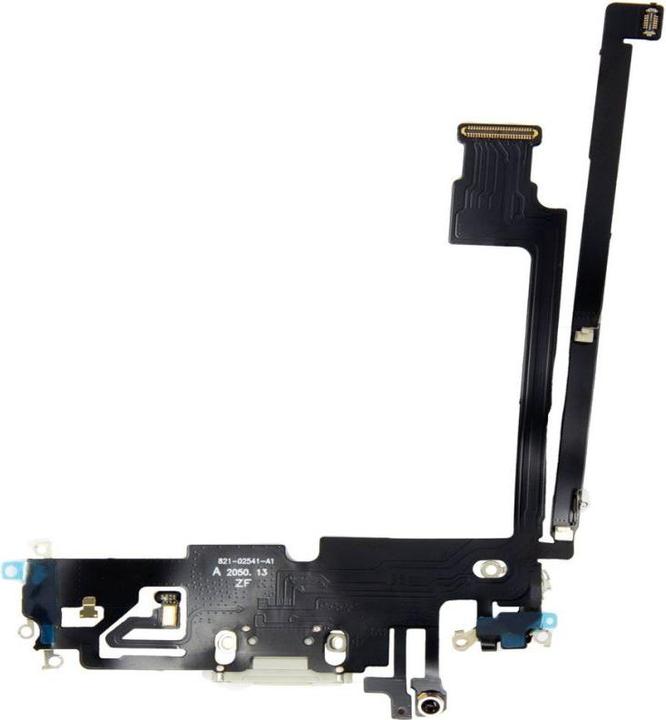 Actual product image - iPhone 12 Pro Max Flex Cable with Charging Connector Silver (iPhone 12 Pro Max)