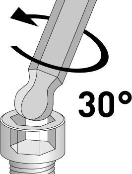 Actual product image Kraftwerk T-handle pin wrench hexagon socket