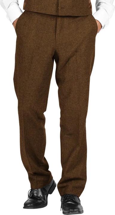 Actual product image Thetru Men's trousers, 20s, brown (52)