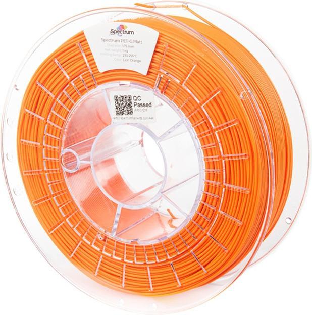 Immagine prodotto Filamento PET-G MATT 1,75mm 1kg Lion Orange (PETG, 1.75 mm, 1000 g, Arancia)