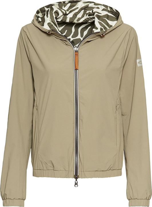 Camel Active Wendejacke mit Allover-Print und unifarbener Seite