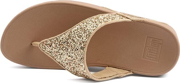 Actual product image Fitflop Lulu Glitter Toe Thongs (40)