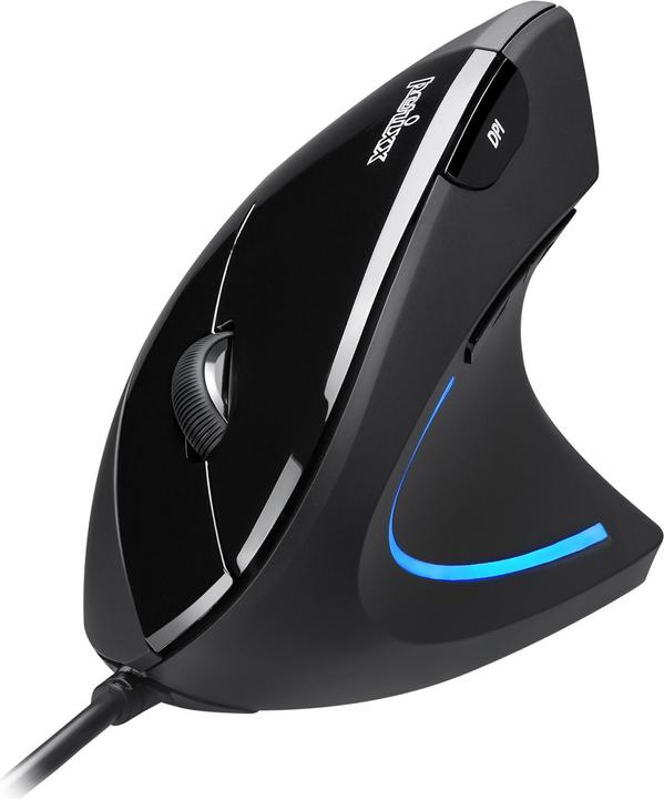 Produktbild Perixx PERIDUO-512 DE, Tastatur- und Maus-Set, kabelgebunden, ergonomisch, schwarz (DE, Kabelgebunden)