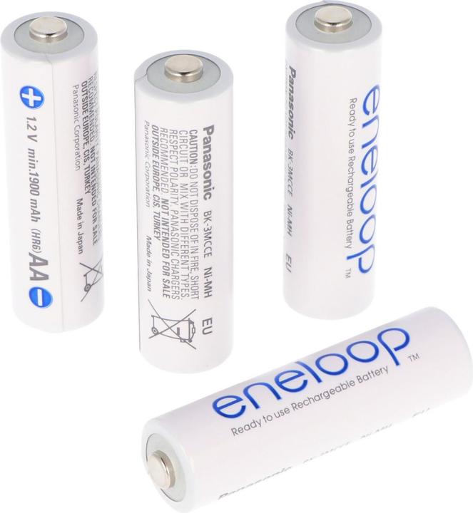 Produktbild Panasonic Akku Eneloop Standard Mignon/AA HR-3UTG 4er Pack (4 Stk., 2000 mAh)