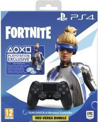 Produktbild Sony PlayStation Dualshock 4 Wireless Controller - Black With Fortnite Neo Versa 500 V-Bucks DLC (PS4) Pr
