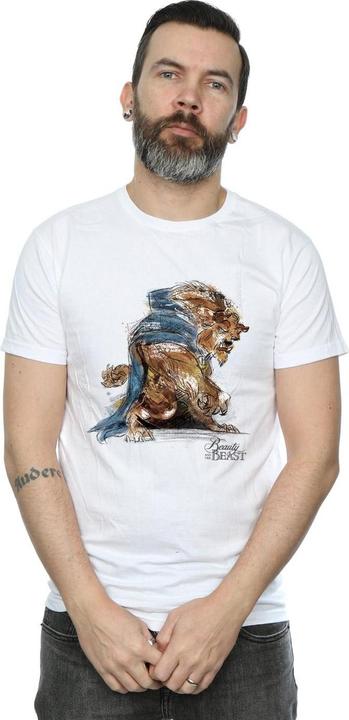 Produktbild Disney Beauty And The Beast Beast Sketch TShirt (3XL)