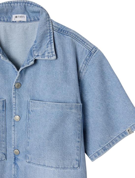 Produktbild Jonen Jungen Kurzarm-Hemd aus Light-Denim (128)