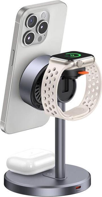Actual product image Mcdodo CH-2462 3-in-1 15W Qi2 wireless charger + 33W mains charger (22.50 W)
