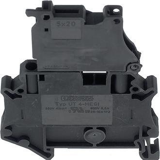Actual product image Phoenix Contact Din rail fused connector,UT4,5x20mm